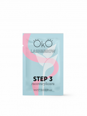 Środek do laminacji rzęs i brwi, OkO STEP 3 CARE & RECOVERY (1ml)
