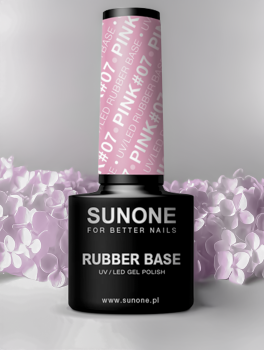 Baza kauczukowa, Rubber Base PINK 07 (5ml), Sunone