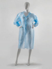 Fartuch włókninowy ochronny, zapinany na napy - 5 szt