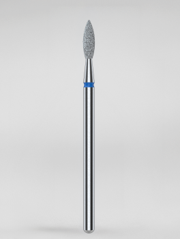 Frez diamentowy płomień ostry 2.3mm, niebieski, Staleks PRO