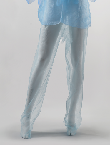 Spodnie do zabiegów kosmetycznych, niebieskie (1 szt)