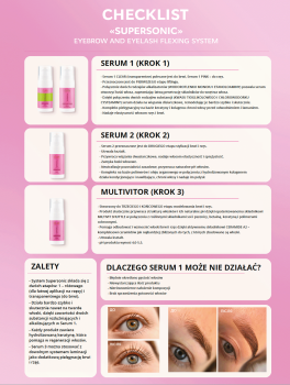 Środek do laminacji rzęs i brwi, SUPERSONIC 2.0 Multivitor (10ml), ELAN