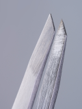 Pęseta do brwi skośna, Professional Tweezers Premium Series SILVER, Zola