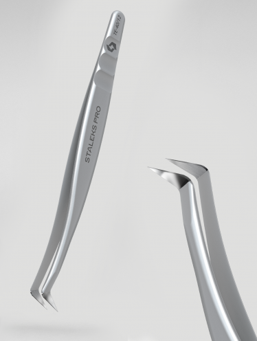 STALEKS PRO pęseta do rzęs L-65 EXPERT 40|12 / TE-40/12