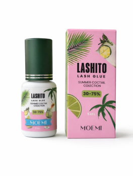 Klej do przedłużania rzęs LASHITO - 0.5s (5ml), MOEMI