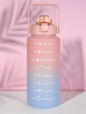 Bidon GRADIENT niebiesko-rózowy 2L