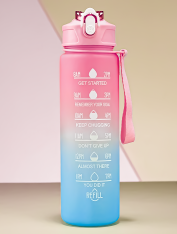 Bidon GRADIENT niebiesko-rózowy 750ML