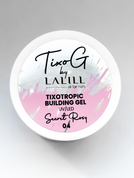 Żel budujący z tiksotropią, TixoG SECRET ROSY 04 (15ml), LaLill