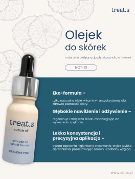 Olejek do paznokci i skórek, treat.s (10ml), Staleks PRO