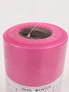 Prześcieradło włókninowe, perforacja co 0.5m (0.6x50m) 15g/m², różowe