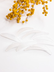 Wałeczki do liftingu i laminacji rzęs, przezroczyste (5 par)