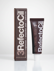 Henna w żelu do brwi i rzęs, brązowa, RefectoCil 3 (15ml)