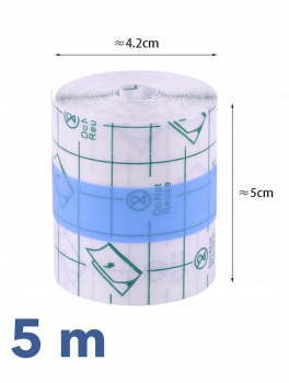 Folia ochronna do tatuażu w rolce (5cmx5m)