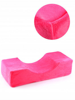 Poduszka kosmetyczna z kieszeniami, różowa