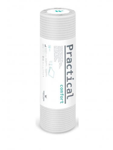 Podkłady papierowo-foliowe (32x50cm) 40 listków, Practical Comfort, białe