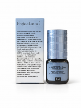 Klej do przedłużania rzęs UV, (3ml), Project Lashes