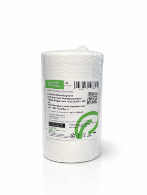 Chusteczki kosmetyczne w rolce perła, 100 szt (20x25cm), Eko-Higiena