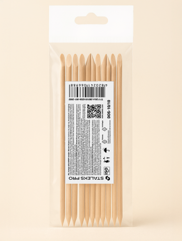 STALEKS PRO patyczki do skorek EXPERT 150 mm - 10 szt / DOS-10/10