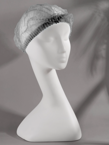 Czepek z włókniny spunbond czarny 100 szt