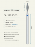 STALEKS PRO Frez Diamentowy Niebieski Płomień 2.3 mm EXPERT / FA11B023/8