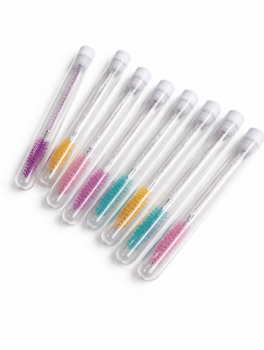 Szczoteczka do rzęs i brwi w tubie ochronnej (10 szt)