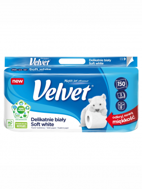 Papier toaletowy, VelvetCare 3-w (8 szt)