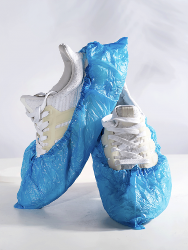 Ochraniacze na obuwie foliowe, niebieskie (50 par) 2g, Mercator