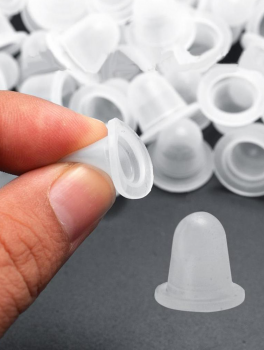 Kubeczki silikonowe na pigment do tatuażu (10 szt) - S