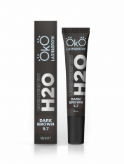 Farbka do brwi, H2O Liquid Hybrid Tint 5.7 Dark Brown (15ml), OkO