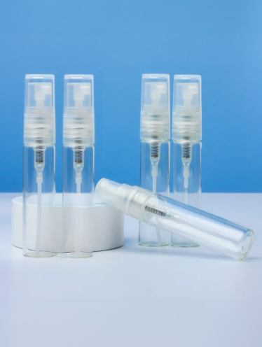 Fiolka plastikowa z wciskanym atomizerem 2 ml 5 szt