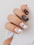 Lakier do stempli i blaszek, czarny (7ml), NTN Premium
