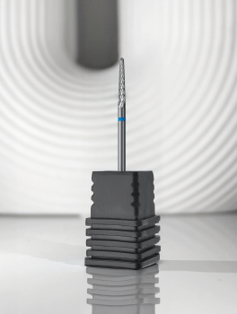 Frez z węglika spiekanego stożek 2.3mm, niebieski, Staleks PRO