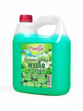 Mydło w płynie do rąk, zielone jabłko, Poezja (5L)