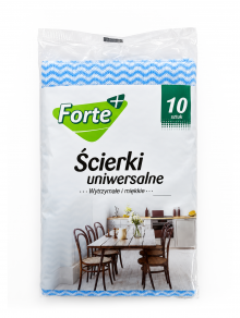 Ściereczki uniwersalne, 10 szt (25x30cm), Forte+