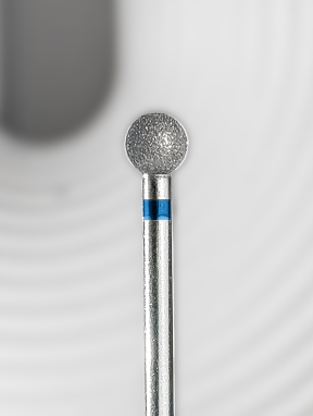 Frez diamentowy kulka 5 mm, niebieski - DNK5