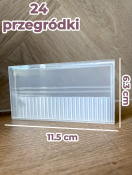 Etui na 24 frezy PLASTIKOWE