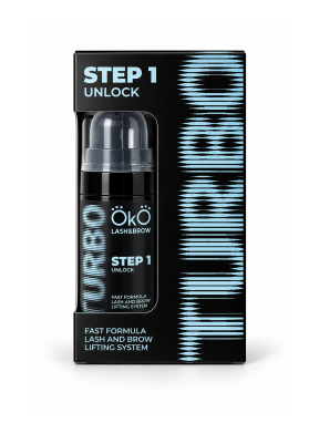 Środek do laminacji rzęs i brwi, OkO TURBO STEP 1 UNLOCK (10ml)