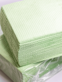 Podkłady papierowo-foliowe, zielone (33x45cm) 50 szt