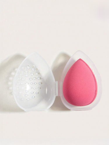 Pojemnik NA GĄBKĘ do makilażu plastikowy - 1 szt