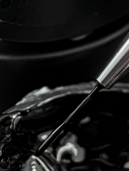 Farba żelowa do zdobienia, Premium Gel paint BLACK (5ml), NOTD