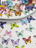 Biżuteria do paznokci, motyle 3D (10 szt)