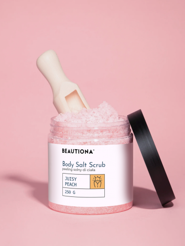 BEAUTIONA body salt SCRUB PEACH - 250g