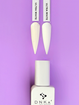 Lakier hybrydowy, Gel Polish ULTRA WHITE (12ml), DNKa’