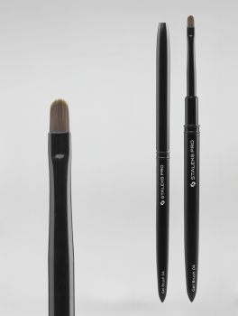 Pędzelek do żelu owalny EXPERT (4/7mm), Staleks PRO