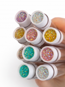 Szczoteczka do rzęs i brwi w tubie ochronnej (10 szt)