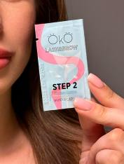Środek do laminacji rzęs i brwi, OkO STEP 2 FIX & VOLUME (1ml)