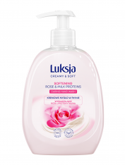 Mydło w płynie, róża i proteiny mleka, Luksja (500ml)