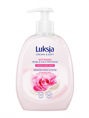 Mydło w płynie, róża i proteiny mleka, Luksja (500ml)