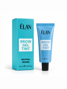 Farbka do brwi, Brow Gel Tint NEUTRAL BROWN (20ml), ELAN