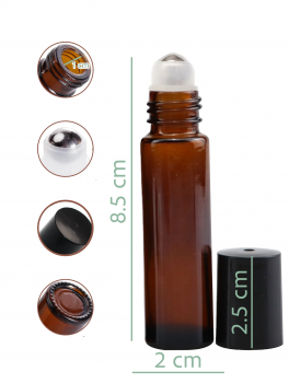 Butelka szklana roll-on (10ml) - gruba